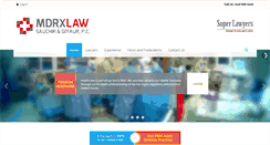 Desktop Screenshot of mdrxlaw.com